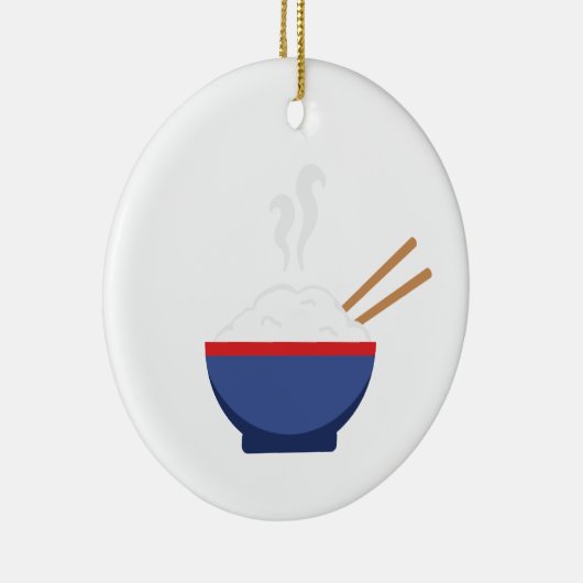 Rijststkoek Keramisch Ornament (Rechts)