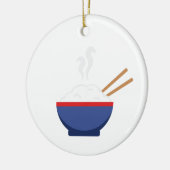 Rijststkoek Keramisch Ornament (Links)