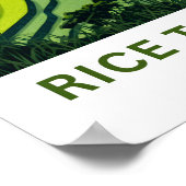 Rijstterrassen Filipijnen Reisprint Poster (Hoek)