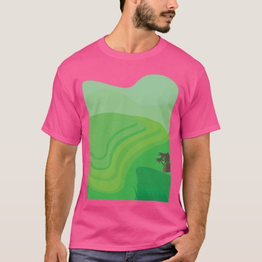 Rijstterrassen T-shirt (Voorkant)