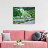 Rijstterrassen van Banaue, Luzon Canvas Afdruk (Insitu (Woonkamer))