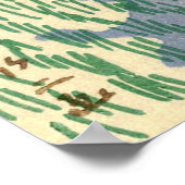 Rijsttransplantatie Asano Takeji 1949 Poster (Hoek)