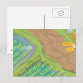 Rijstveld Briefkaart (Voorkant / Achterkant)