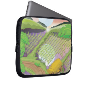 Rijstveld Laptop Sleeve