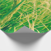 Rijstveld op het platteland en verse,  styleabstr cadeaupapier (Hoek)