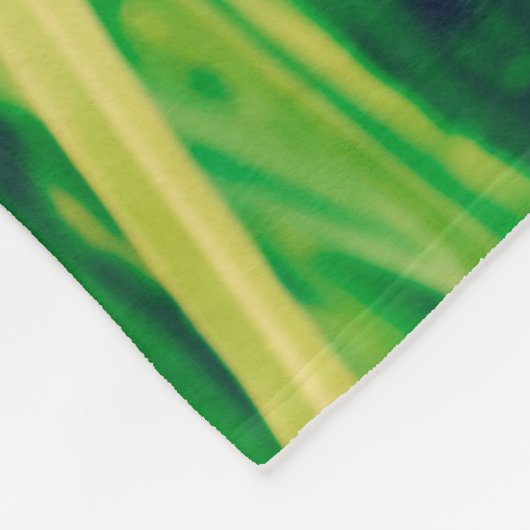 Rijstveld op het platteland en verse, styleabstr fleece deken (Hoek)