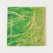 Rijstveld op het platteland en verse, styleabstr wandkleed (Voorkant (horizontaal))