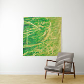 Rijstveld op het platteland en verse, styleabstr wandkleed (In Situ (horizontaal))