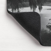 Rijstvijver in zwart-wit | Moody Muismat (Hoek)