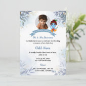 Rijstvoedingsuitnodiging, Annaprashan Kaart (Staand voorkant)