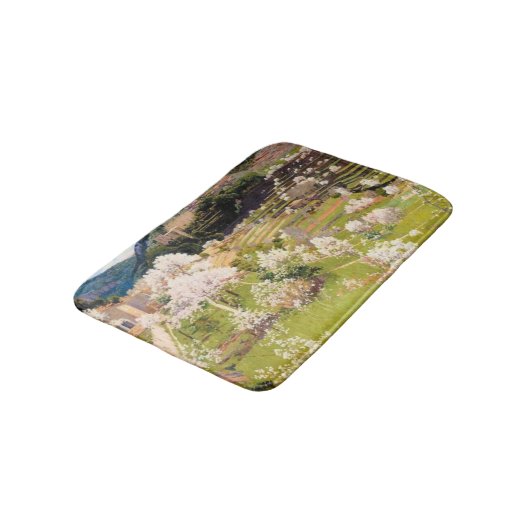 Rijtentuin in Mallorca (door Santiago Rusiñol) Badmat (Gekanteld)