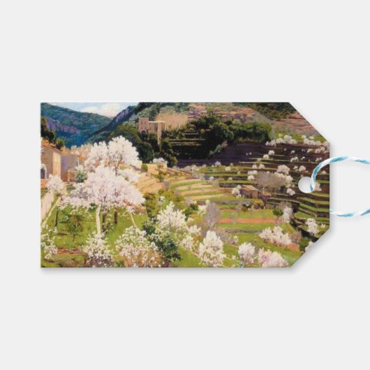 Rijtentuin in Mallorca (door Santiago Rusiñol) Cadeaulabel (Voorkant (Horizontaal))