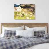 Rijtentuin in Mallorca (door Santiago Rusiñol) Canvas Afdruk (Insitu (Slaapkamer))