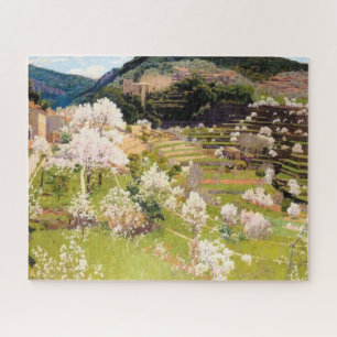 Rijtentuin in Mallorca (door Santiago Rusiñol) Legpuzzel