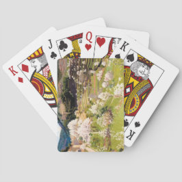 Rijtentuin in Mallorca (door Santiago Rusiñol) Pokerkaarten