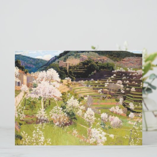 Rijtentuin op Mallorca Kaart (Staand voorkant)