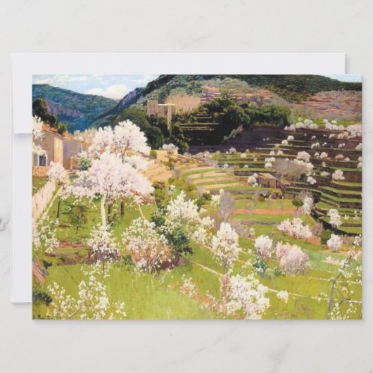 Rijtentuin op Mallorca Kaart (Voorkant)