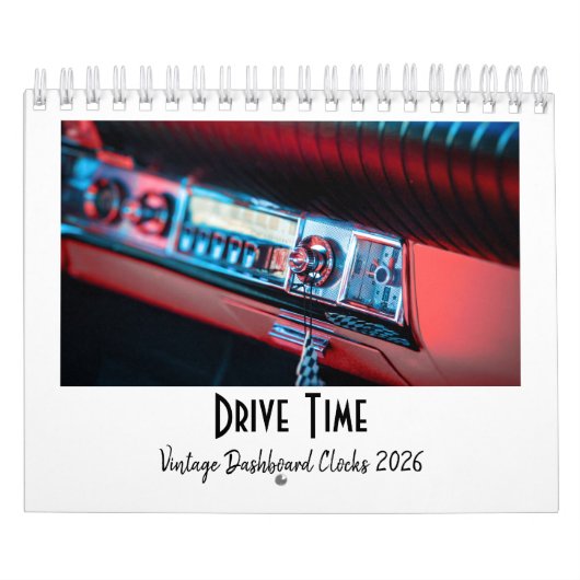 Rijtijd:  Dashboard Klokken Kalender 2026 (Hoes)