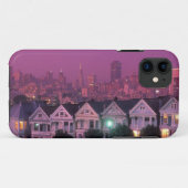 Rijtjeshuizen bij zonsondergang in San Francisco, Case-Mate iPhone Case (Achterkant (horizontaal))