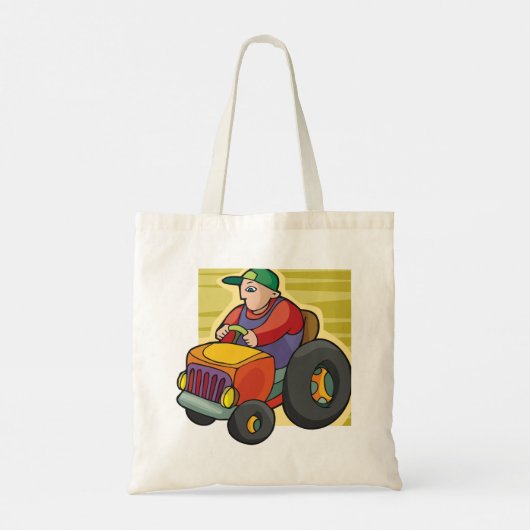 rijtuig voor Boerderij van landbouwer Tote Bag (Achterkant)
