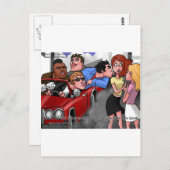 Rijvaardigheid en bediening door Hickey Gangs Funn Briefkaart (Voorkant / Achterkant)