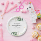 Rijvaardigheid en bediening van Baby shower Greene Papieren Bordje (Feest)