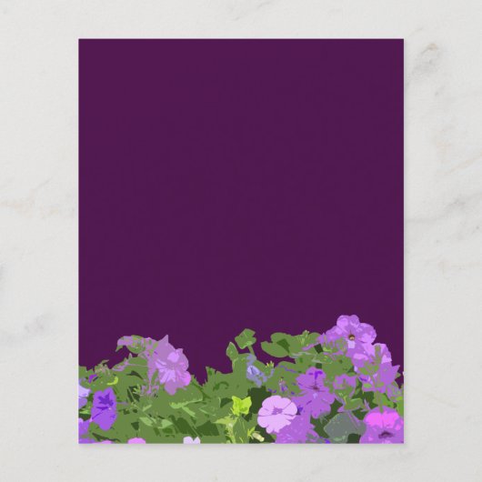 Rijvaardigheid en bediening van Baby shower Paarse (Achterkant)