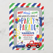 Rijvaardigheid en bediening van de Birthday Parade Kaart (Voorkant / Achterkant)