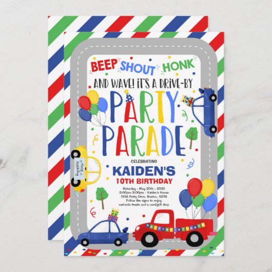 Rijvaardigheid en bediening van de Birthday Parade Kaart