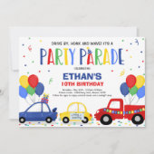 Rijvaardigheid en bediening van de Birthday Parade Kaart (Voorkant)