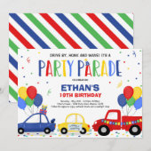 Rijvaardigheid en bediening van de Birthday Parade Kaart