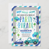 Rijvaardigheid en bediening van de Birthday Parade Kaart (Voorkant)