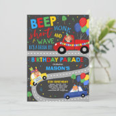 Rijvaardigheid en bediening van de Birthday Parade Kaart (Staand voorkant)