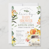 Rijvaardigheid en bediening van pompoenBaby shower Kaart (Voorkant)