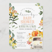 Rijvaardigheid en bediening van pompoenBaby shower Kaart (Voorkant / Achterkant)