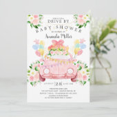 Rijvaardigheid en het Baby shower Kaart (Staand voorkant)