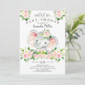 Rijvaardigheid en het gebruik van Baby shower Elep Kaart (Staand voorkant)