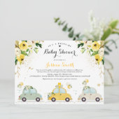 Rijvaardigheid en het gebruik van Baby shower Gend Kaart (Staand voorkant)