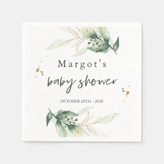 Rijvaardigheid en het gebruik van Baby shower Gree Servet (Voorkant)