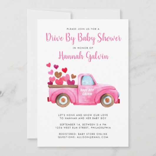 Rijvaardigheid en het gebruik van Baby showers Kaart (Voorkant)