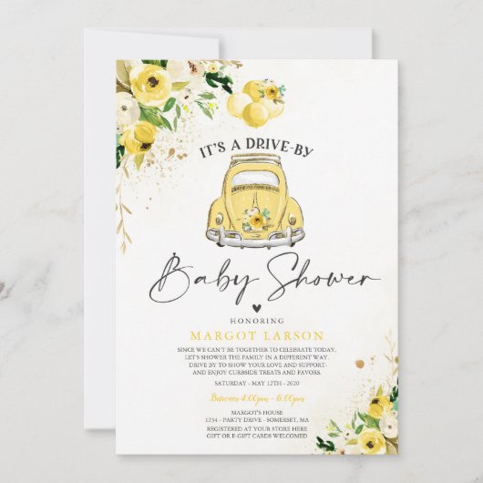 Rijvaardigheid en het gebruik van Baby showers Kaart (Voorkant)