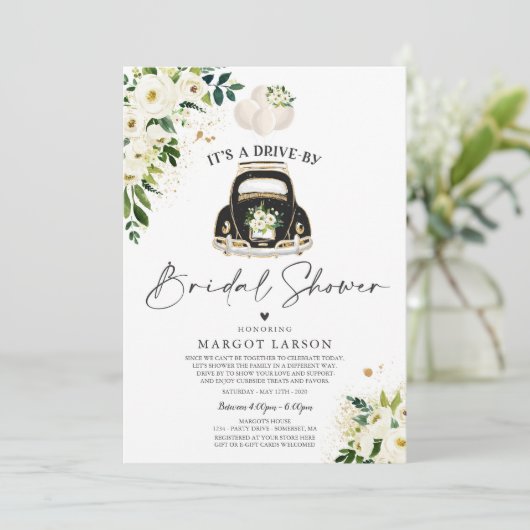 Rijvaardigheid en het gebruik van Bridal Shower Kaart (Staand voorkant)