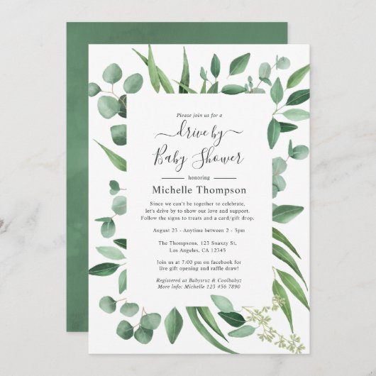 Rijvaardigheid en het gebruik van Eucalyptus Green Kaart (Voorkant / Achterkant)