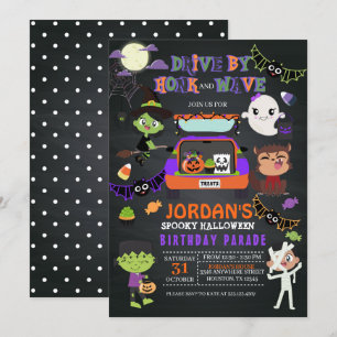 Rijvaardigheid en het gebruik van Halloween Birthd Kaart