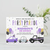 Rijvaardigheid en het gebruik van Paarse parade ti Kaart (Staand voorkant)