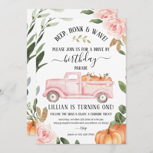 Rijvaardigheid en het gebruik van pompoen op zater kaart (Voorkant / Achterkant)