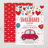 Rijvaardigheid en het gebruik van Valentijn Baby s Kaart (Voorkant / Achterkant)