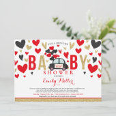 Rijvaardigheid en het gebruik van Valentijn Baby s Kaart (Staand voorkant)