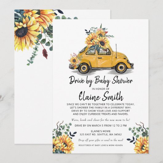 Rijvaardigheid en het gebruik van zonnebloemen Gen Kaart (Voorkant / Achterkant)