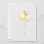 Rijvaardigheid met Baby shower-uitnodiging Kaart (Achterkant)